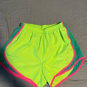 Neon green Nike shorts!